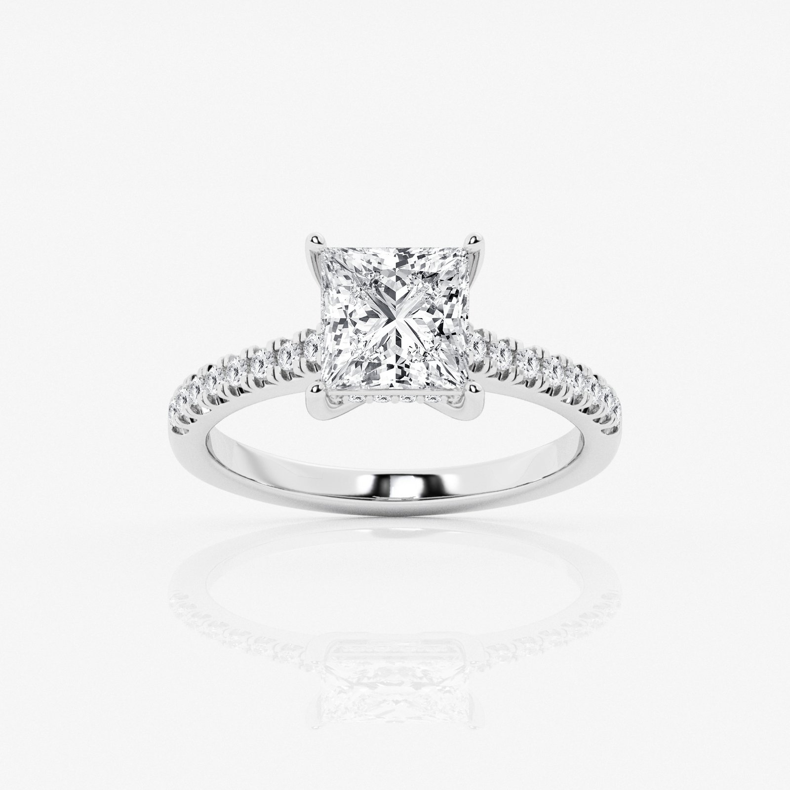 Round Halo with Pavé