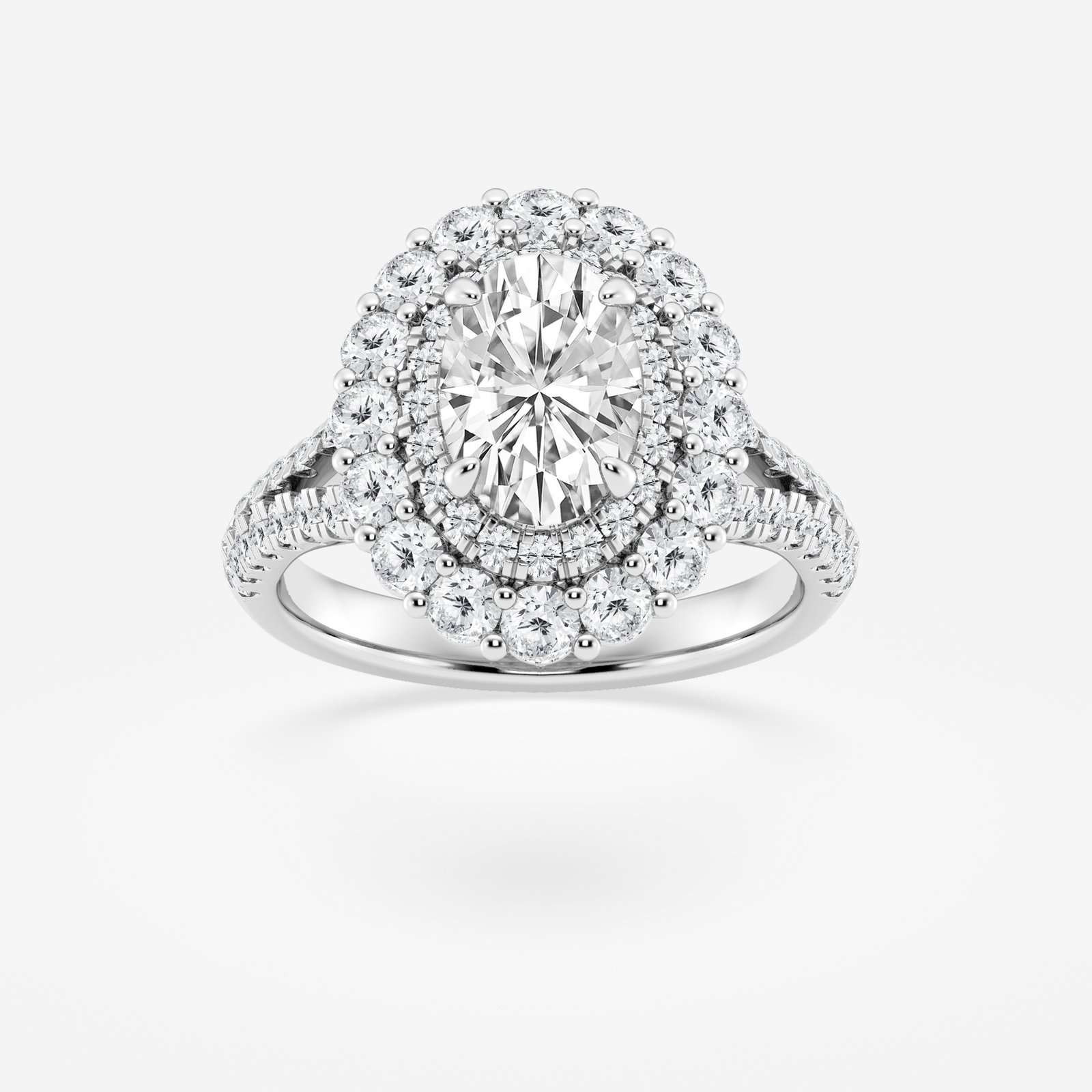 Marquise Halo Twisted Band