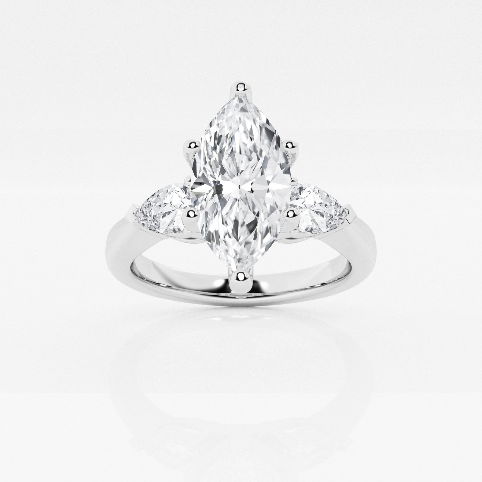 Marquise Hidden Halo Pavé